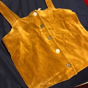 Texture & Thread Velour Corduroy Tank Top